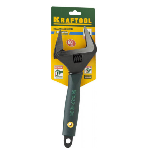 Ключ разводной SlimWide, 300 / 60 мм, KRAFTOOL