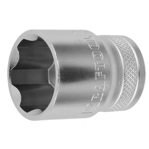 Торцовая головка KRAFTOOL ″INDUSTRIE QUALITAT″, Cr-V, SUPER-LOCK, хромосатинированная, 1/2″, 22 мм