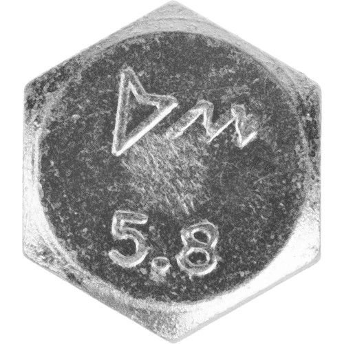 Болт ГОСТ 7798-70, M8 x 30 мм, 5 кг, кл. пр. 5.8, оцинкованный, ЗУБР