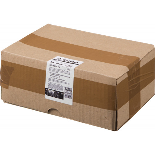 Болт ГОСТ 7798-70, M5 x 10 мм, 5 кг, кл. пр. 5.8, оцинкованный, ЗУБР