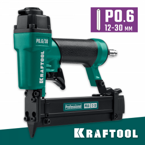 Пневматический нейлер (гвоздезабиватель) KRAFTOOL P0.6/30, шпильки тип P0.6 (12-30 мм)