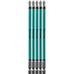 Optimum Line Биты, PZ2, тип хвостовика E 1/4″, 150 мм, 5 шт в блистере, KRAFTOOL