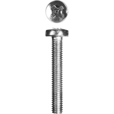 Винт DIN 7985, M5 x 35 мм, 5 кг, кл. пр. 4.8, оцинкованный, ЗУБР