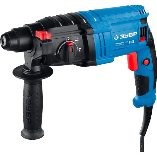 Перфоратор ЗУБР 650 Вт, 22 мм, SDS Plus, серия Профессионал (ЗП-22-650 К)