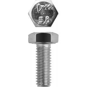 Болт ГОСТ 7798-70, M6 x 16 мм, 5 кг, кл. пр. 5.8, оцинкованный, ЗУБР