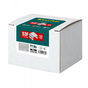 KRAFTOOL 22 мм скобы для степлера плоские тип 53F, 5000 шт