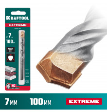 KRAFTOOL EXTREME 7 х 100 сверло по бетону, 3-х гранный хвостовик