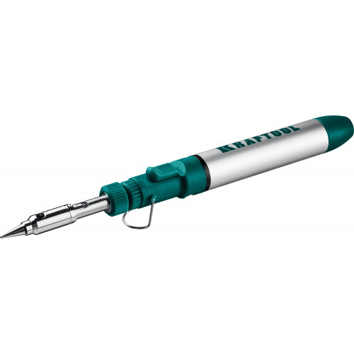 Газовый паяльник KRAFTOOL SolderPro 70A, набор 3-в-1, 30-70 Вт, горелка, фен, 1300°С