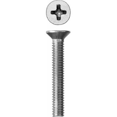 Винт DIN 965, M4 x 25 мм, 5 кг, кл. пр. 4.8, оцинкованный, ЗУБР