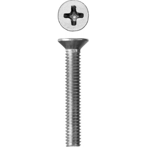 Винт DIN 965, M4 x 25 мм, 5 кг, кл. пр. 4.8, оцинкованный, ЗУБР