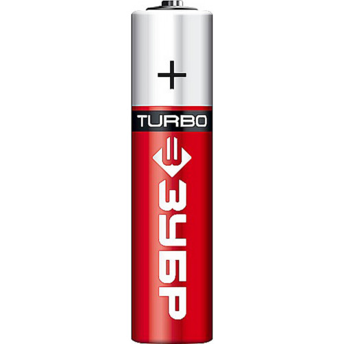 Щелочная батарейка 1.5 В, тип ААА, 2 шт, ЗУБР Turbo