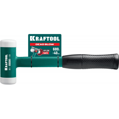 KRAFTOOL DEAD BLOW 680 г 40 мм безинерционный молоток с бойками из полиамида