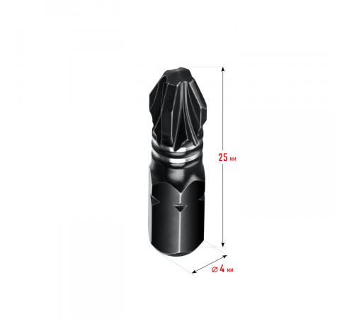 Набор бит ударных торсионных ″Impact 32″, KRAFTOOL 26066-H32, Cr-Mo-V-Nb,высокоточ.шлицы,ударопр.супербокс, защита от пыли и влаги для надежн хранен