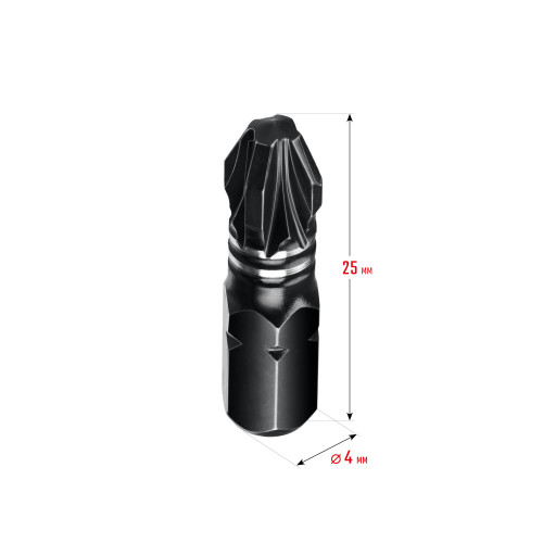 Набор бит ударных торсионных ″Impact 32″, KRAFTOOL 26066-H32, Cr-Mo-V-Nb,высокоточ.шлицы,ударопр.супербокс, защита от пыли и влаги для надежн хранен