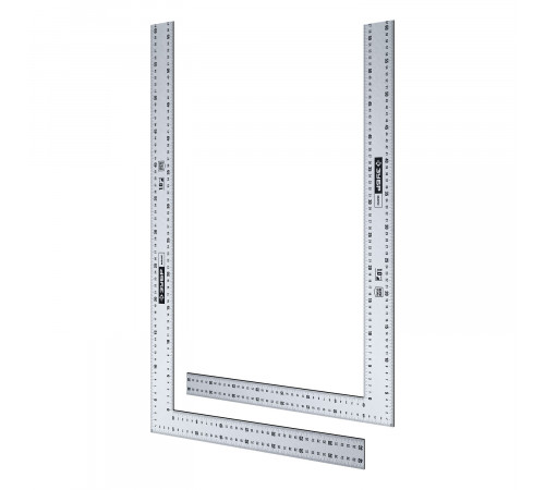 ЗУБР УПН-60, 600 х 400 мм, нержавеющий плотницкий угольник, Профессионал (3434-61)