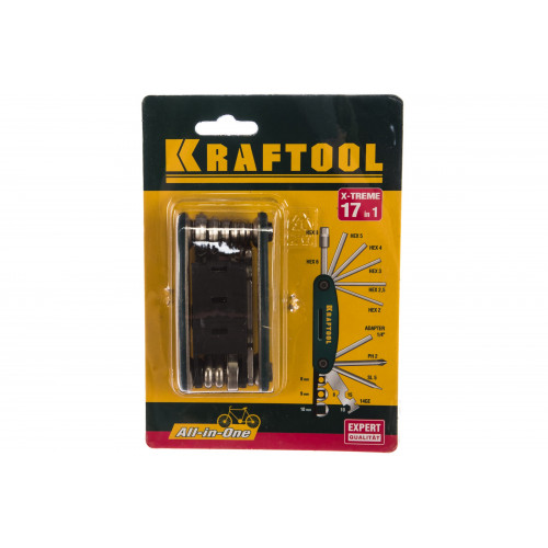 Набор ″EXPERT″ для обслуживания велосипеда, KRAFTOOL 26182-H16, 16-в-1