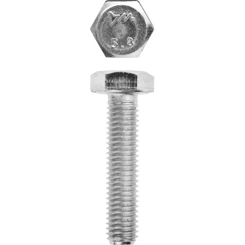 Болт ГОСТ 7798-70, M10 x 45 мм, 5 кг, кл. пр. 5.8, оцинкованный, ЗУБР