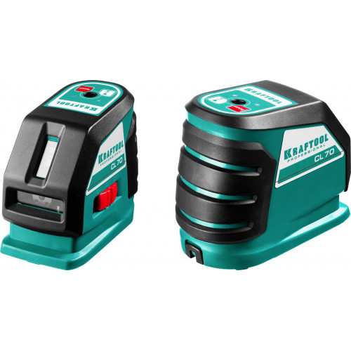 KRAFTOOL CL-70 #3 нивелир лазерный, 20м/70м, IP54, точн. +/-0,2 мм/м, штатив, питание 4хАА, в коробке