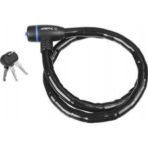 Замок ЗУБР ″Профессионал″, тросовый, усиленный, 3 ключа в комплекте, длина троса 1000мм, d 18мм