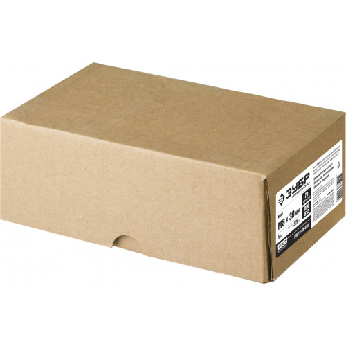 Винт DIN 912, М8x30 мм, 5 кг (320 шт.), кл. пр. 8.8, оцинкованный, ЗУБР