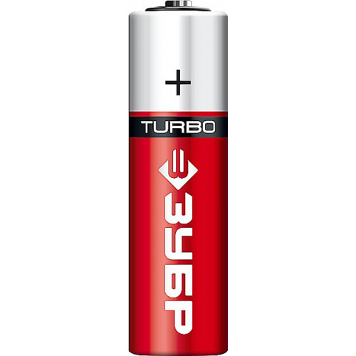 Щелочная батарейка 1.5 В, тип АА, 2 шт, ЗУБР Turbo