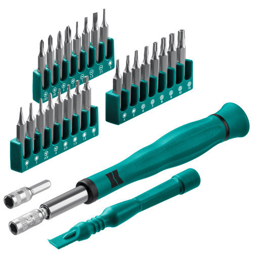 Precision-28 отвертка для точных работ со сменными битами 28 предм., KRAFTOOL
