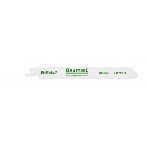 Полотно KRAFTOOL ″INDUSTRIE QUALITAT″, S922EF, для эл/ножовки, Bi-Metall, по металлу, шаг 1,4мм, 130мм