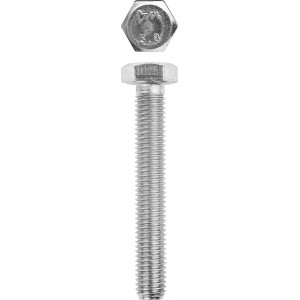 Болт ГОСТ 7798-70, M10 x 100 мм, 5 кг, кл. пр. 5.8, оцинкованный, ЗУБР