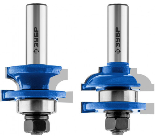 ЗУБР 41,3x23мм, хвостовик 12мм, набор фрез рамочных №2
