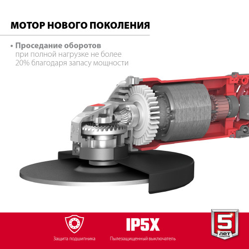 УШМ (болгарка) ЗУБР 180 мм, 2000 Вт. (УШМ-180-2005 П)