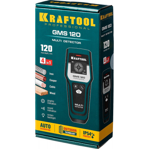 KRAFTOOL детектор универсальный GMS 120