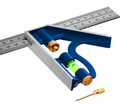 ЗУБР 300 мм Комбинированный многофункциональный угольник. Серия Профессионал.