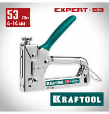 Стальной компактный степлер тип 53(4-14мм), KRAFTOOL Expert-53