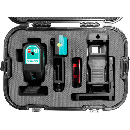 KRAFTOOL CL-70 #4 нивелир лазерный , 20м/70м, IP54, точн. +/-0,2 мм/м, детектор, питание 4хАА, в кейсе