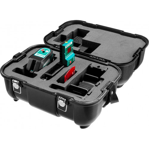 KRAFTOOL CL-70 #4 нивелир лазерный , 20м/70м, IP54, точн. +/-0,2 мм/м, детектор, питание 4хАА, в кейсе