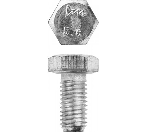 Болт ГОСТ 7798-70, M12 x 20 мм, 5 кг, кл. пр. 5.8, оцинкованный, ЗУБР