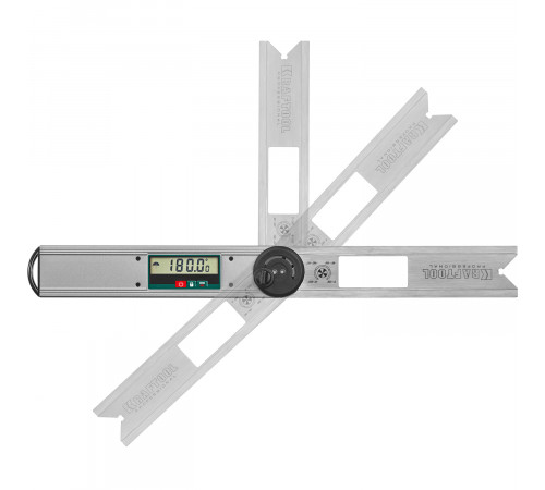 DAM-27 Угломер электронный, 250 мм, Диапазон 0-225°, Точность ±0,05°, Функция HOLD, Фиксация угла, Выбор позиции нуля, KRAFTOOL