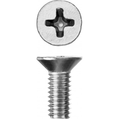 Винт DIN 965, M4 x 10 мм, 5 кг, кл. пр. 4.8, оцинкованный, ЗУБР