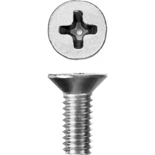 Винт DIN 965, M4 x 10 мм, 5 кг, кл. пр. 4.8, оцинкованный, ЗУБР