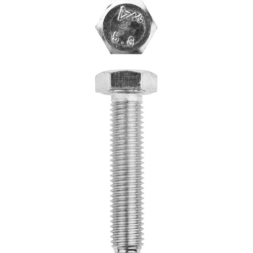 Болт ГОСТ 7798-70, M12 x 55 мм, 5 кг, кл. пр. 5.8, оцинкованный, ЗУБР