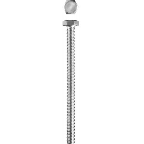 Болт ГОСТ 7798-70, M6 x 80 мм, 5 кг, кл. пр. 5.8, оцинкованный, ЗУБР