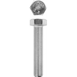 Болт ГОСТ 7798-70, M16 x 70 мм, 5 кг, кл. пр. 5.8, оцинкованный, ЗУБР