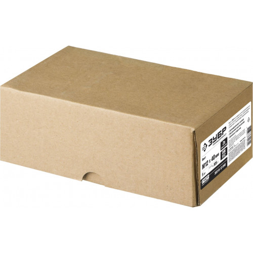 Винт DIN 912, М12x40 мм, 5 кг (105 шт.), кл. пр. 8.8, оцинкованный, ЗУБР