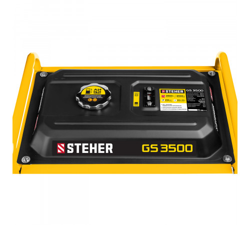 GS-3500 бензиновый генератор, 2800 Вт, STEHER