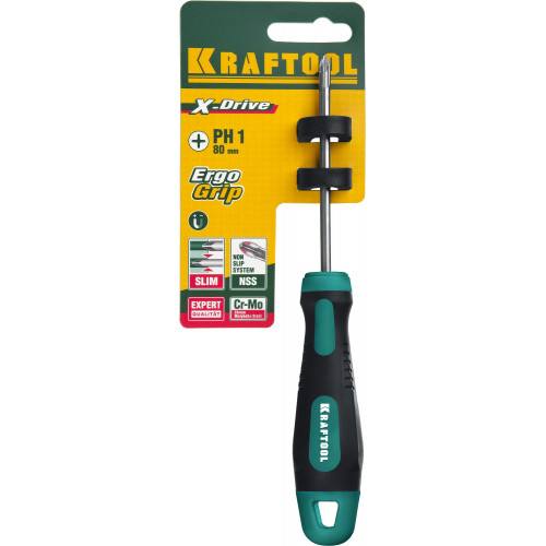 KRAFTOOL Х-Drive PH1x80 отвертка