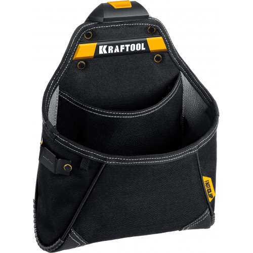 KRAFTOOL KP-12 с быстросъёмным креплением FastClip, 12 карманов и петель, 260 х 340 мм, поясная сумка (38774)
