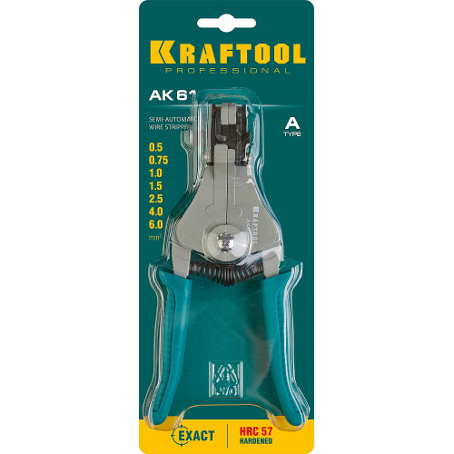 Стриппер полуавтоматический АК-61, 0.5 - 6 мм2, KRAFTOOL