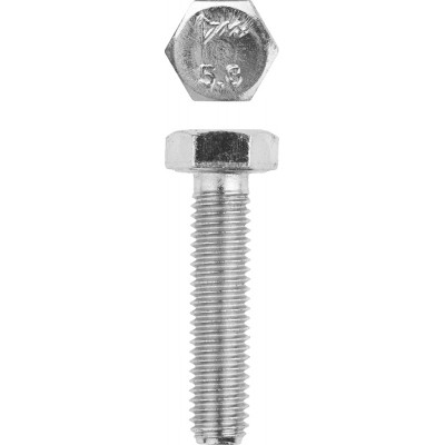 Болт ГОСТ 7798-70, M8 x 35 мм, 5 кг, кл. пр. 5.8, оцинкованный, ЗУБР