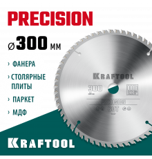 KRAFTOOL PRECISSION 300х30мм 60Т, диск пильный по дереву