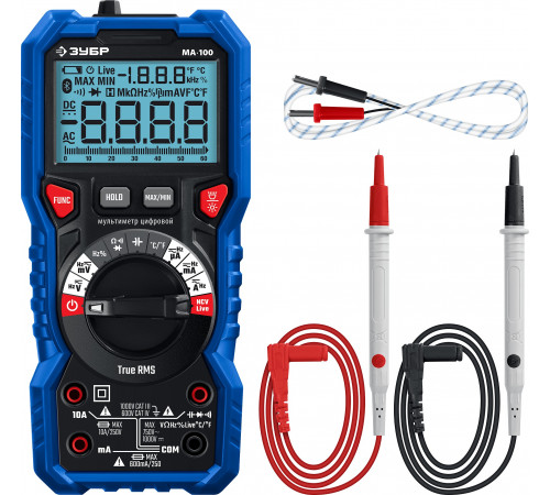 ЗУБР МА-100 цифровой мультиметр (59808)